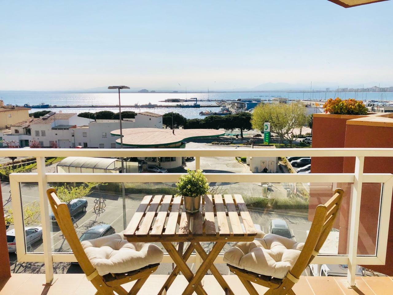רוזס Roc Mar 3 3D - Apartamento Cerca Del Centro Y De La Playa - Terraza Con Vistas Al Mar Y Al Puerto מראה חיצוני תמונה